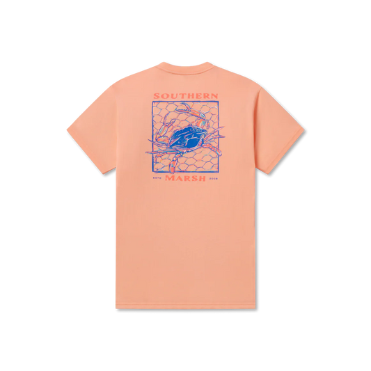 Blue Crab Short Sleeve Tee