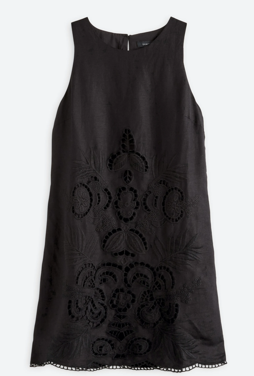 Embroidered Blooms Dress