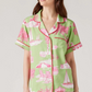 Florida Toile Pajama Shorts Set