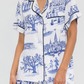 New Orleans Toile Pajama Set