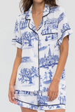 New Orleans Toile Pajama Set