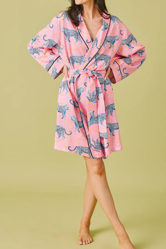 Cosmic Cheetah Lounge Robe