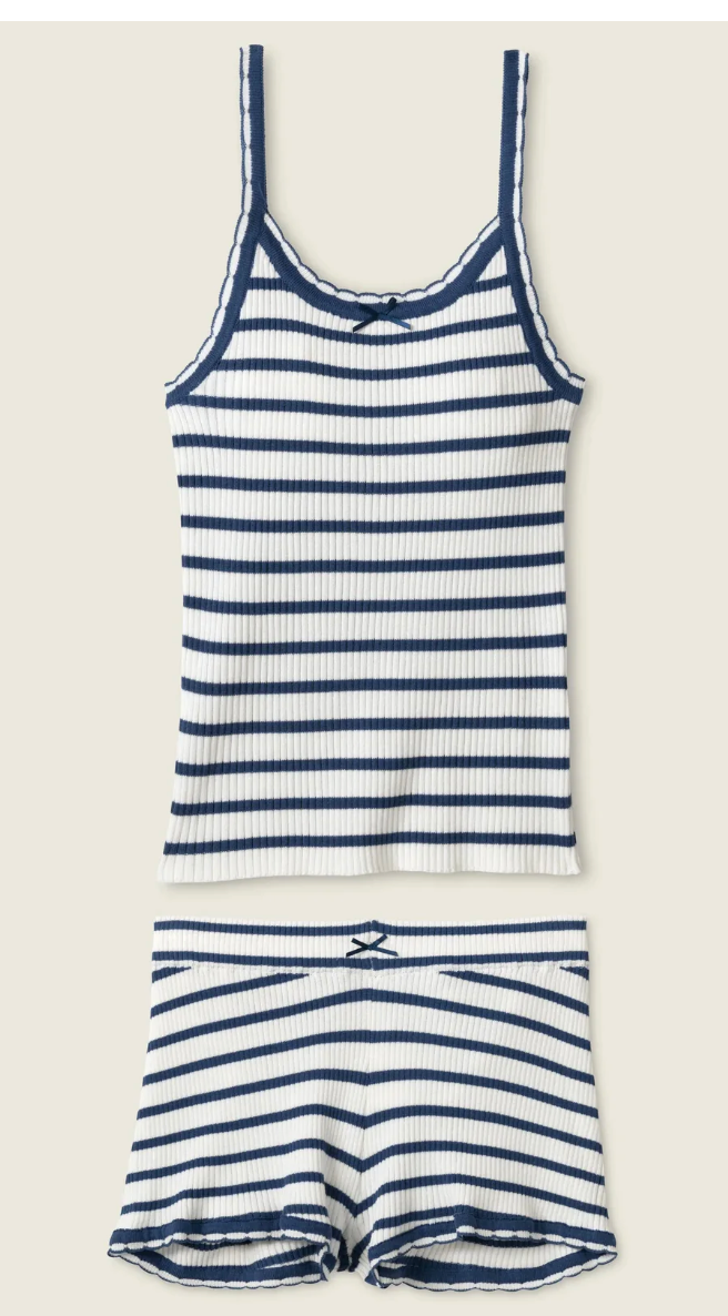 Seaside Chambray Short Set