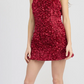 3D Floral Fitted Shift Dress