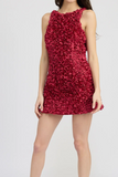 3D Floral Fitted Shift Dress