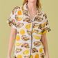 The World Is Your Oyster Pajama Short Set
