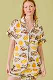 The World Is Your Oyster Pajama Short Set