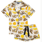 The World Is Your Oyster Pajama Short Set