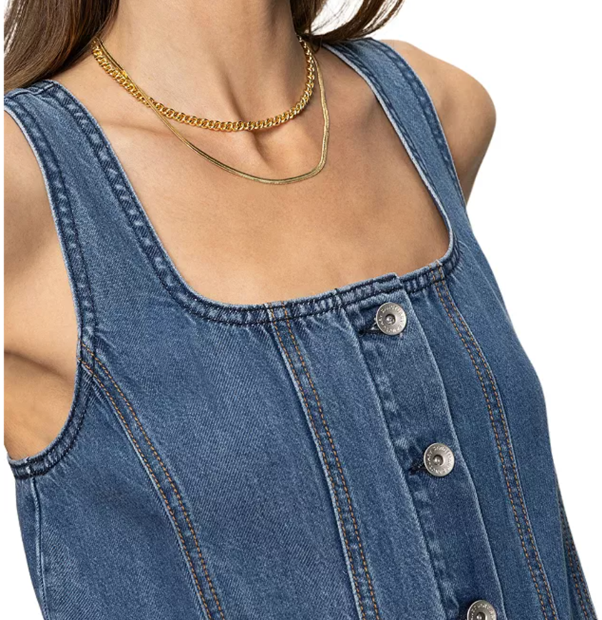 Blossom Denim Dress