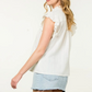 Embroidered Button Down Top