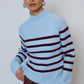 Marley Striped Funnel Neck