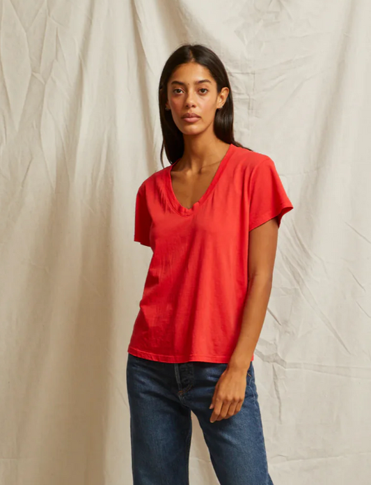 Hendrix Boxy V-Neck Tee
