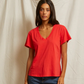 Hendrix Boxy V-Neck Tee