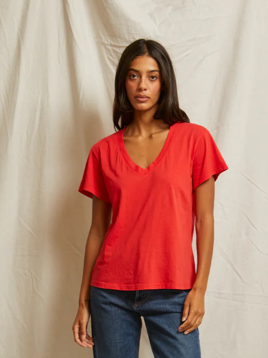 Hendrix Boxy V-Neck Tee